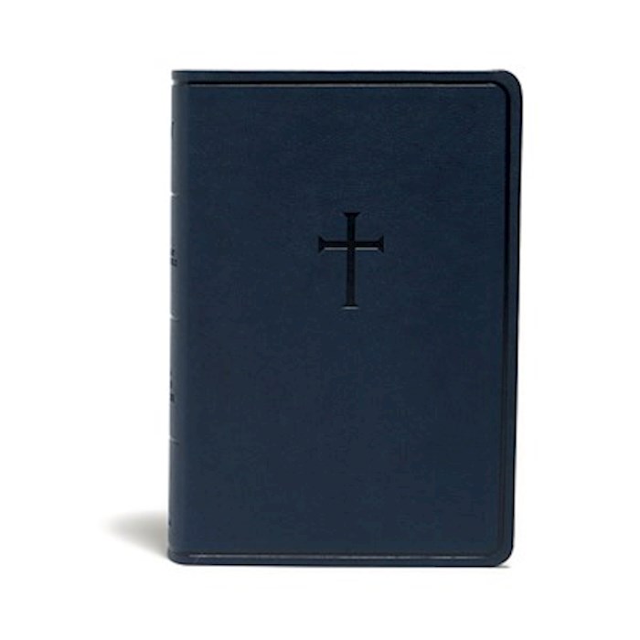 {=KJV Everyday Study Bible-Navy Cross LeatherTouch}