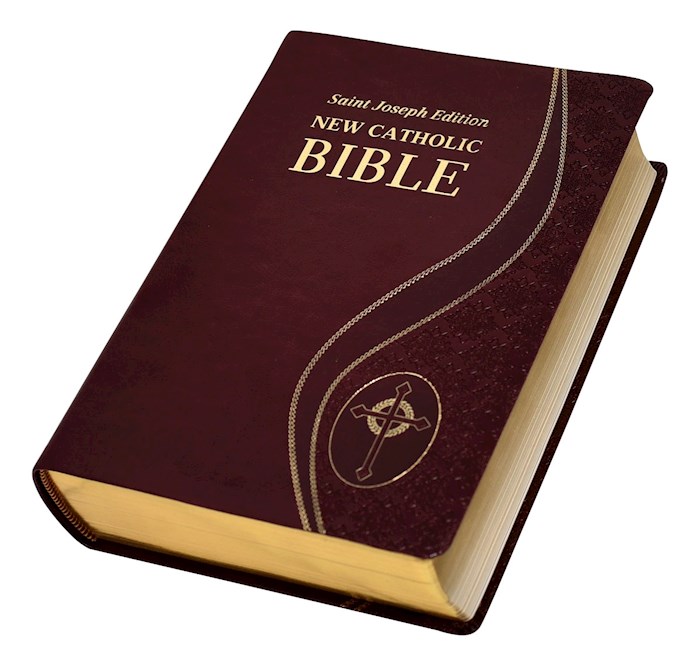 {=NCB St. Joseph New Catholic Bible Giant Type-Burgundy Dura-Lux}