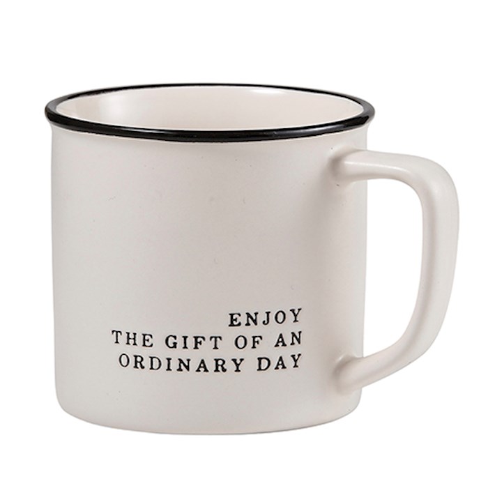 {=Mug-Enjoy The Gift Of An Ordinary Day (4" x 3.75")}
