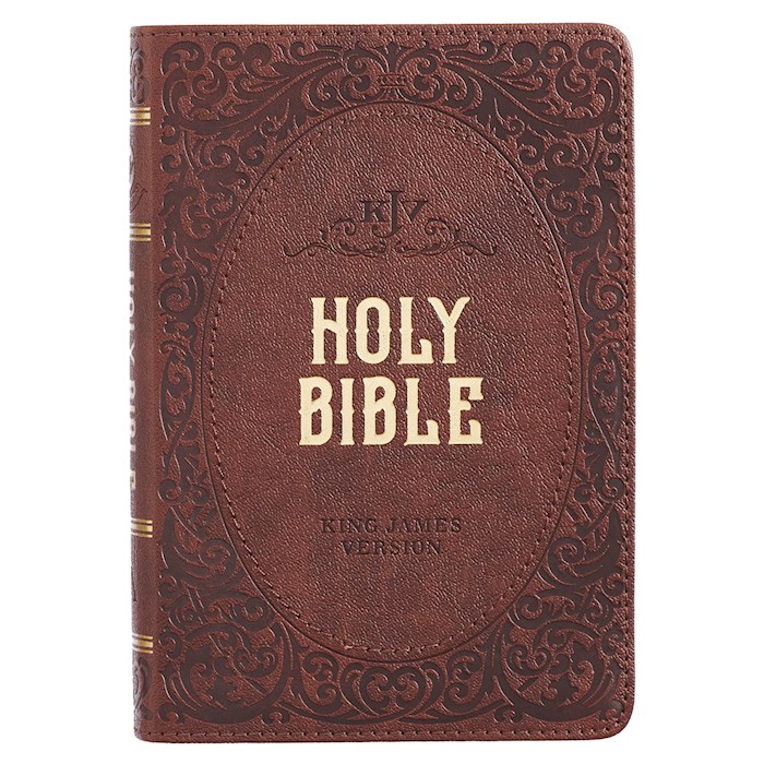 {=KJV Compact Bible-Dark Brown Faux Leather}