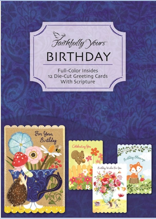 {=Card-Boxed-Birthday-Joyful Blessings (Box Of 12)}