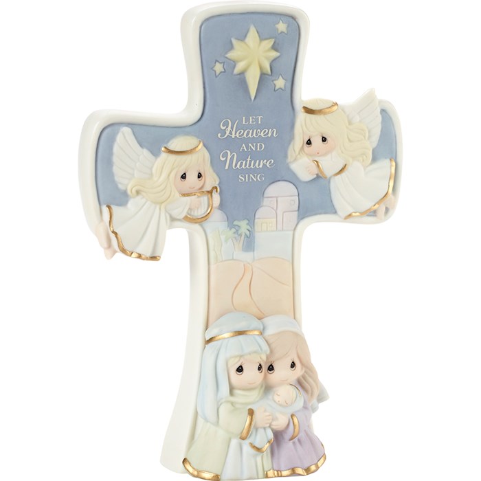 {=Cross-Let Heaven And Nature Sing (Nativity) (7.25"H)}