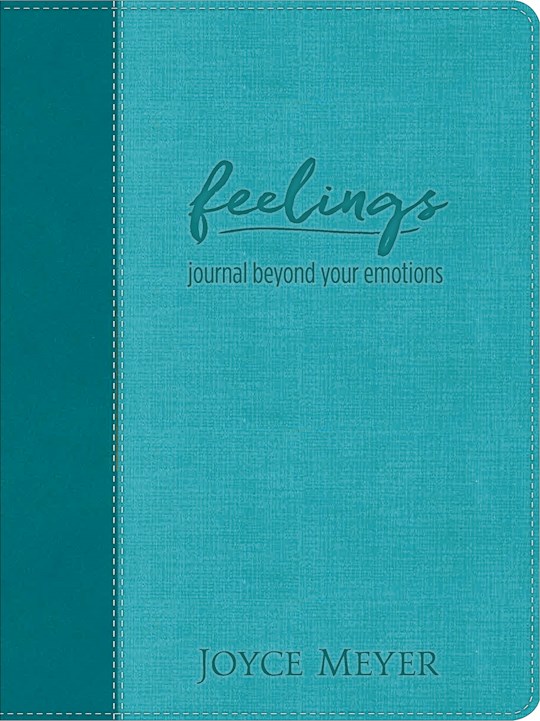 {=Feelings-Teal Leatherluxe Journal}
