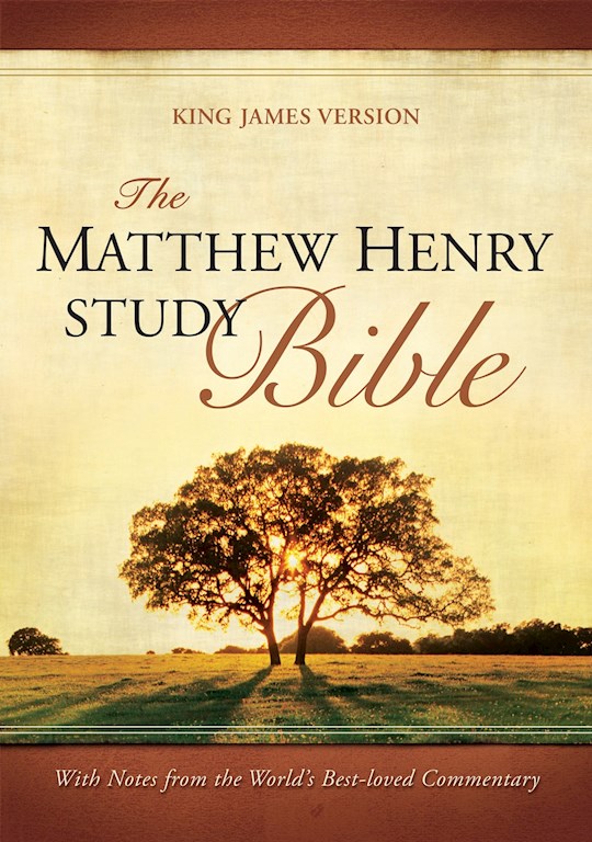 {=KJV Matthew Henry Study Bible-Black Bonded Leather}