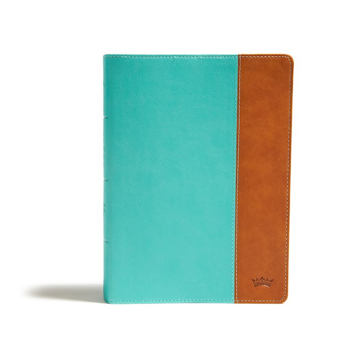 {=CSB Tony Evans Study Bible-Teal/Earth LeatherTouch Indexed}