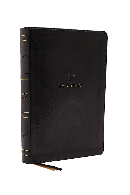 {=NRSV Catholic Thinline Bible (Comfort Print)-Black Leathersoft}