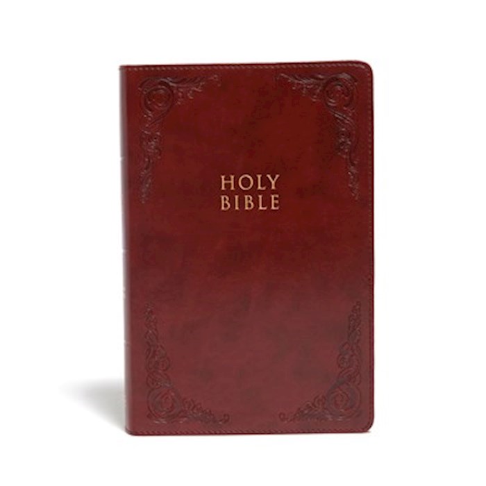 {=CSB Large Print Personal Size Reference Bible-Burgundy LeatherTouch}