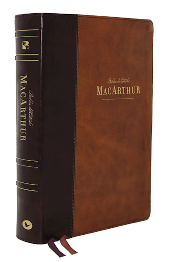 {=Span-NBLA MacArthur Study Bible (Biblia De Estudio MacArthur)-Brown Leathersoft Indexed}