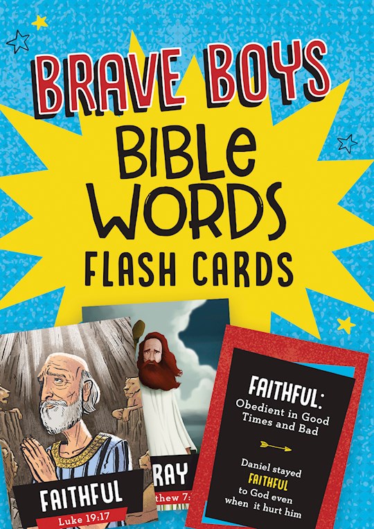 {=Brave Boys Bible Words Flash Cards}