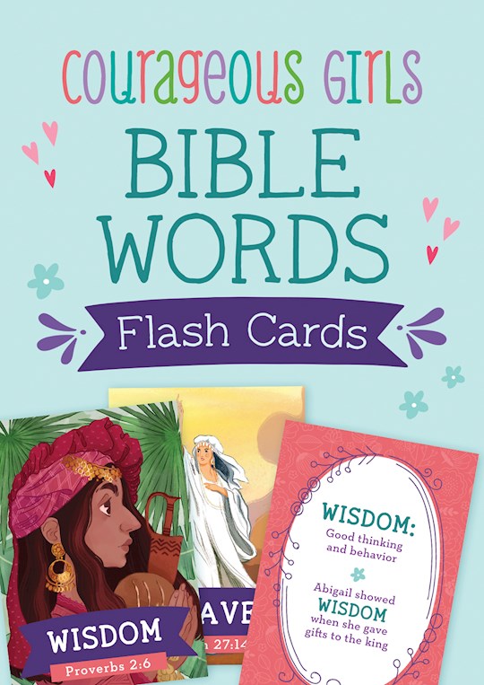 {=Courageous Girls Bible Words Flash Cards}
