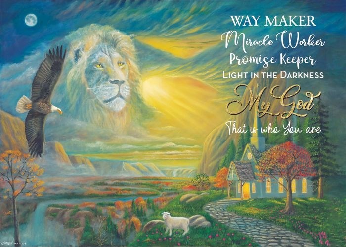 {=Card-Boxed-Lion Waymaker (Box Of 15)}