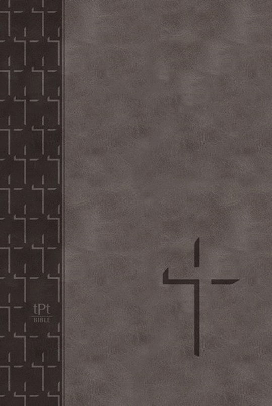 {=The Passion Translation New Testament w/Psalms  Proverbs & Song Of Songs/Large Print (2020 Edition)-Gray Imitation}