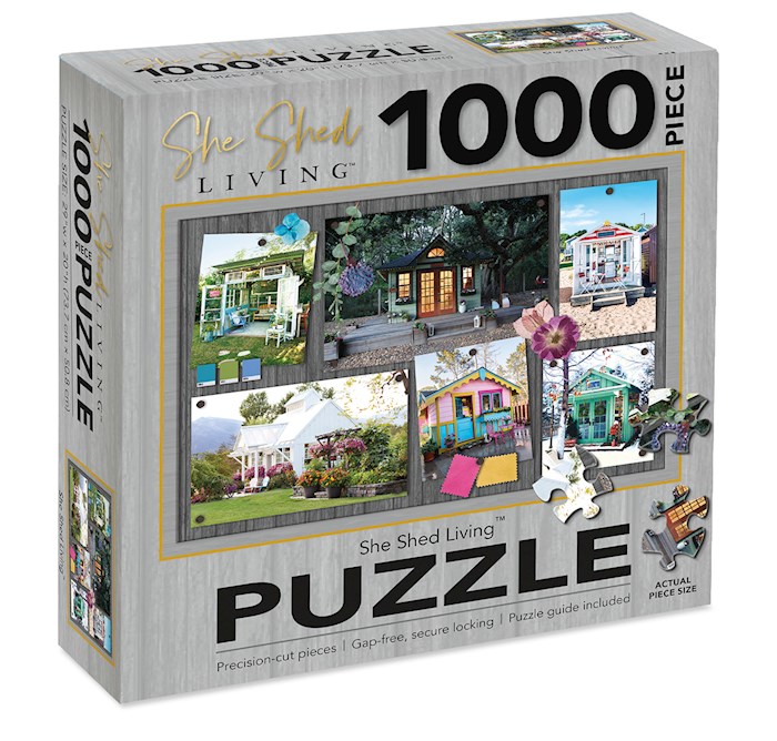 {=Jigsaw Puzzle-She Shed Living (1000 Pieces)}