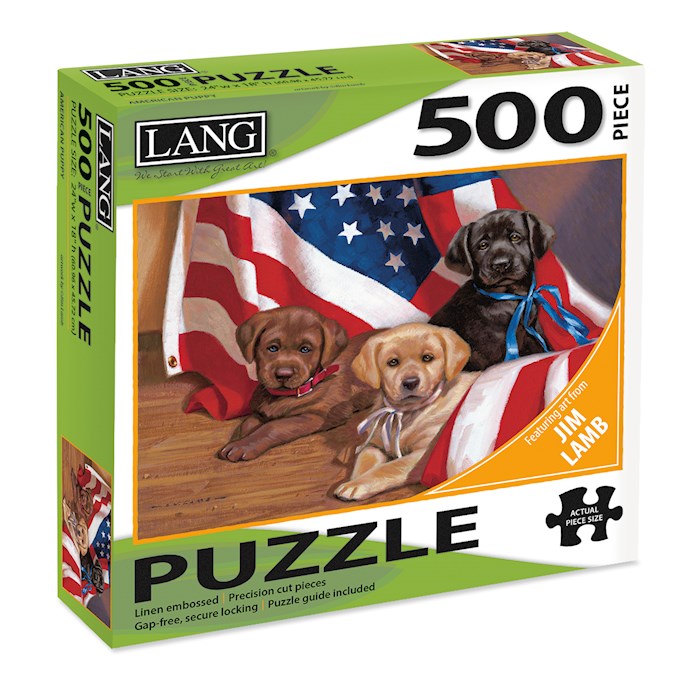 {=Jigsaw Puzzle-American Puppy (500 Pieces)}