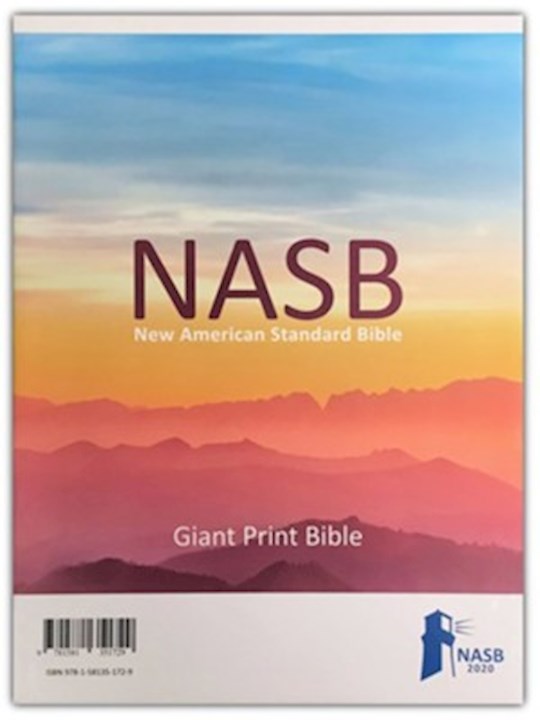 {=NASB 2020 Giant Print Text Bible-Black Genuine Leather (#3363)}