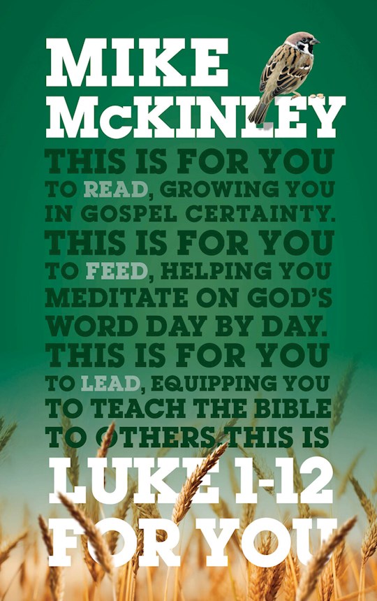 {=Luke 1-12 For You (God's Word For You)-Softcover}