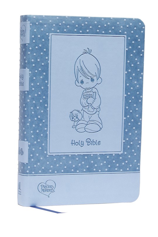 {=ICB Precious Moments Bible-Blue Leathersoft}