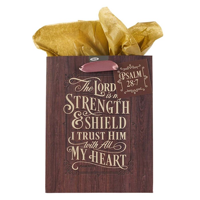 {=Gift Bag Medium The Lord is My Strength Psalm 28:7}