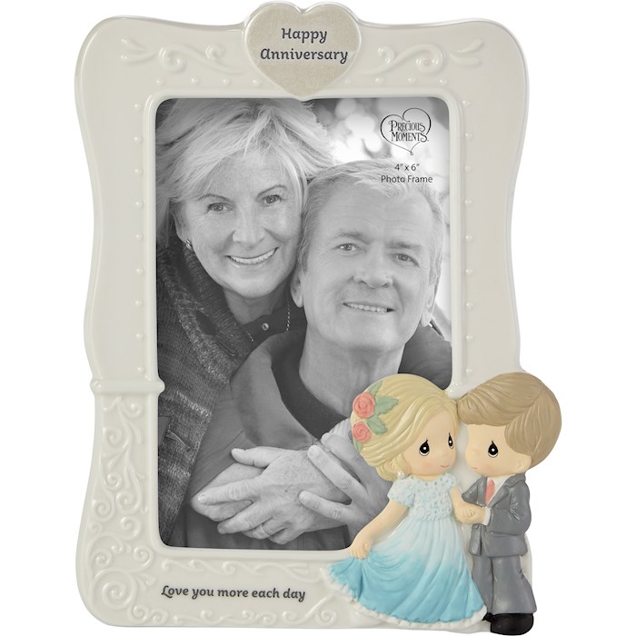 {=Photo Frame-General Anniversary/Love You More Each Day (Holds 4x6 Photo)}