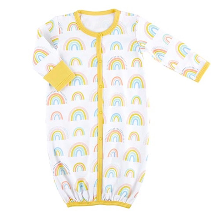 {=Baby Gown-Rainbow (Newborn to 6 Mo)}