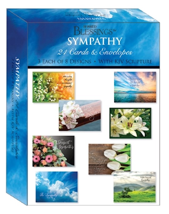 {=Card-Boxed-Shared Blessings-Expressions Of Sympathy (Box Of 24)}
