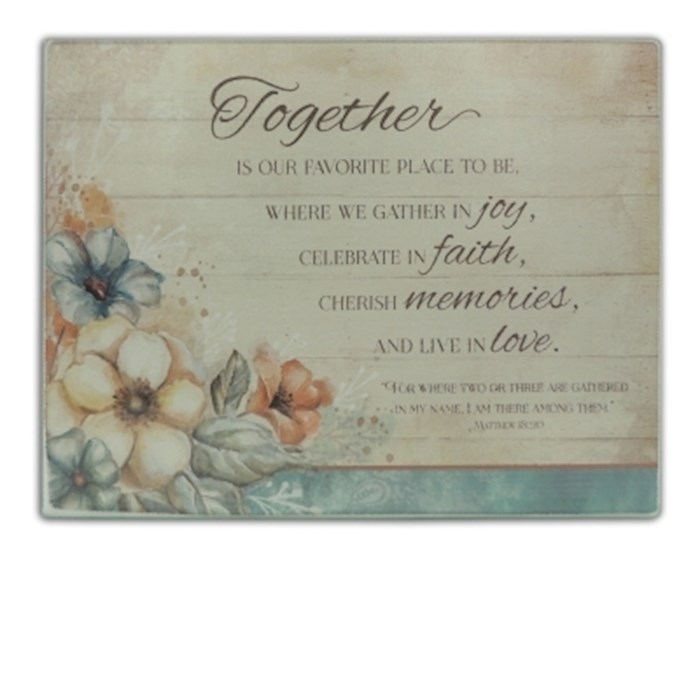 {=Cutting Board-Mini-Together Is Our Favorite Place (11" x 8.5")}