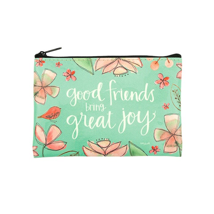 {=Coin Purse-Simple Inspirations-Good Friends Bring Great Joy (6 x 4.25)}
