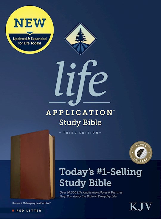 {=KJV Life Application Study Bible (Third Edition)-RL-Brown/Mahogany LeatherLike Indexed}