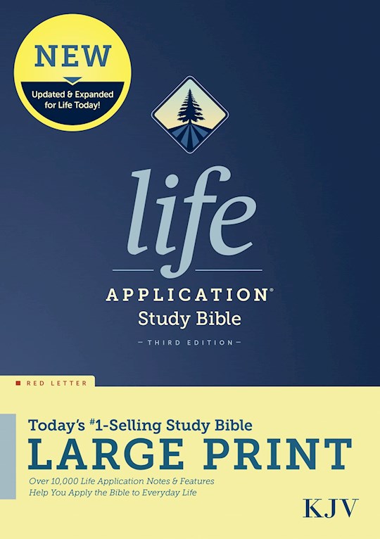 {=KJV Life Application Study Bible /Large Print (Third Edition)-RL-Hardcover}