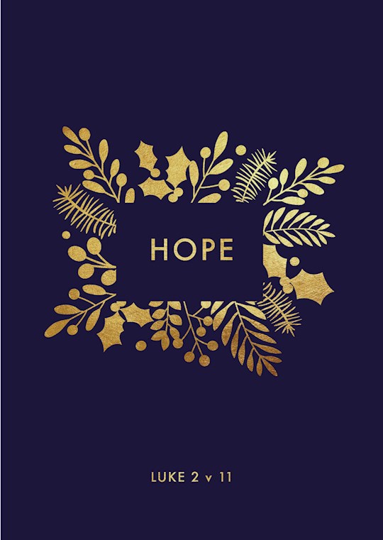 {=Boxed Cards: Card-Christmas-Hope (Matthew12:21) (Pack Of 6)}