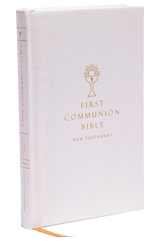 {=NABRE Catholic Bible: First Communion New Testament-White Hardcover}