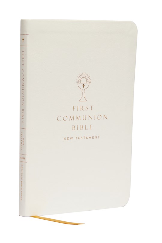 {=NABRE Catholic Bible: First Communion New Testament-White Leathersoft}