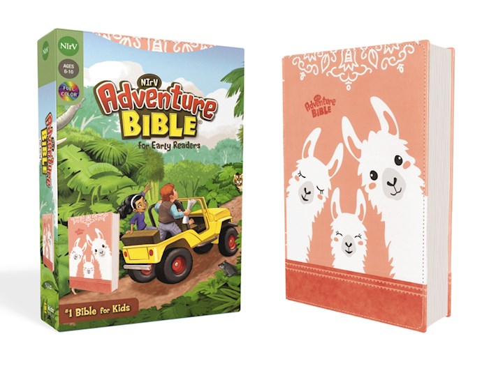 {=NIrV Adventure Bible For Early Readers (Full Color)-Coral Leathersoft}