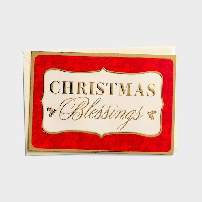 {=Card-Boxed-Christmas Blessings (Box Of 18) (2024)}