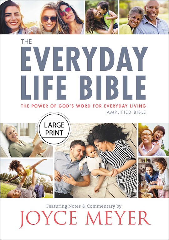 {=Amplified The Everyday Life Bible Large Print-Hardcover}
