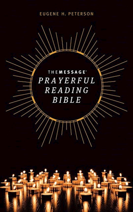 {=The Message Prayerful Reading Bible-Hardcover}