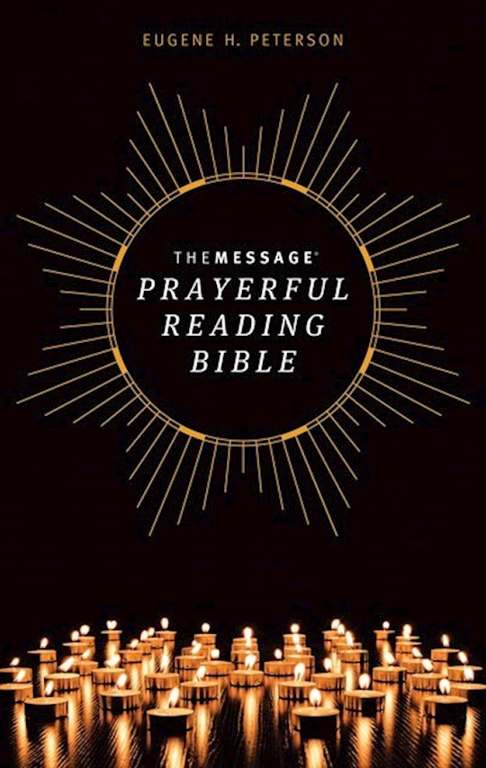 {=The Message Prayerful Reading Bible-Softcover}