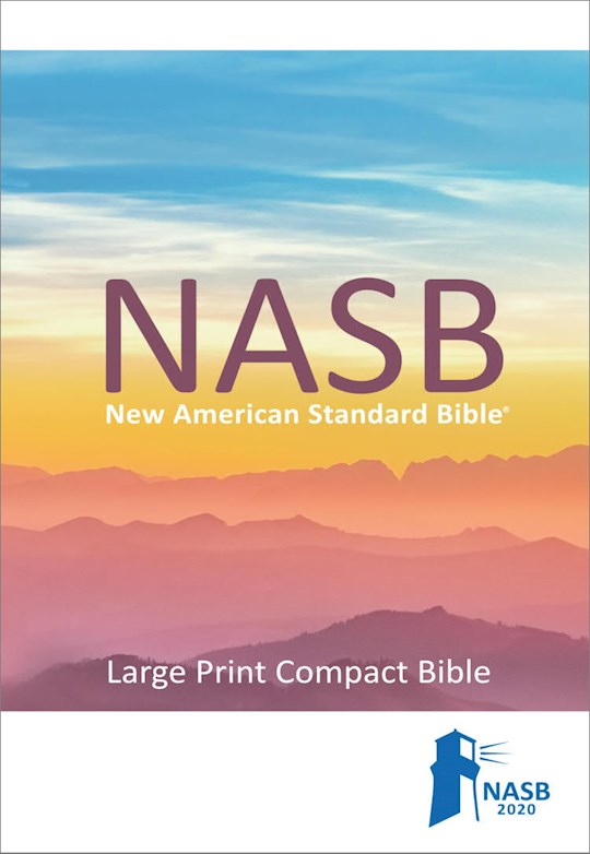 {=NASB 2020 Large Print Compact Bible-Blue Leathertex}