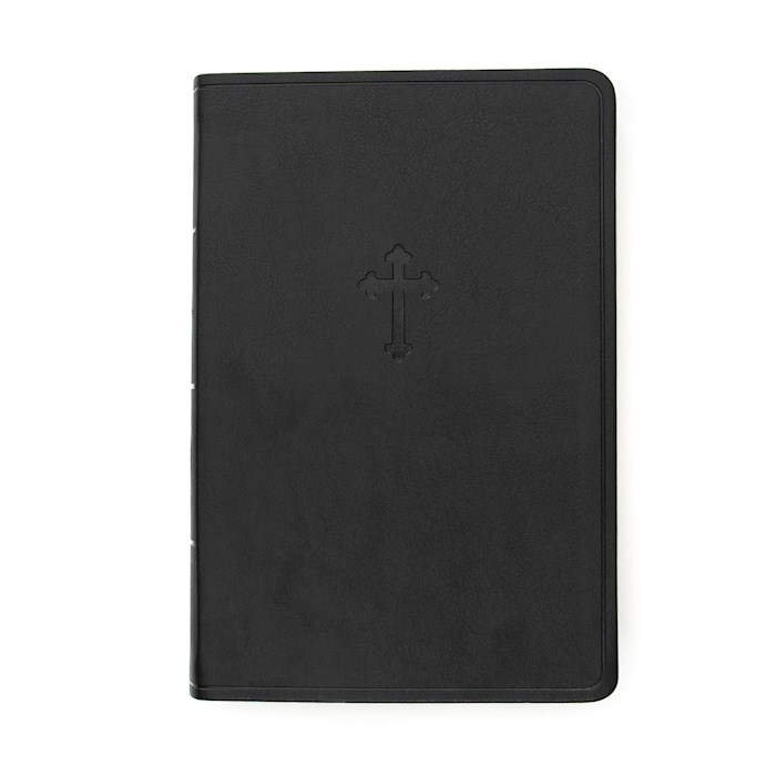 {=CSB Everyday Study Bible-Black Cross Design LeatherTouch}