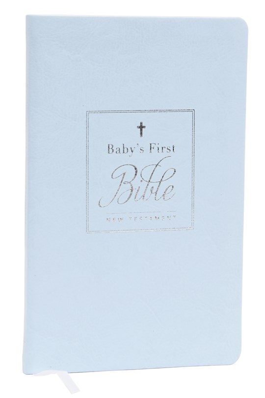 {=KJV Baby's First New Testament (Comfort Print)-Blue Hardcover}