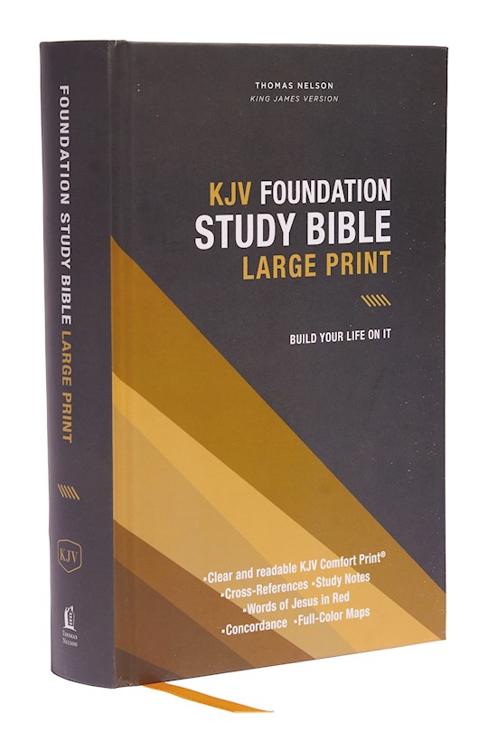{=KJV Foundation Study Bible/Large Print (Comfort Print)-Hardcover}