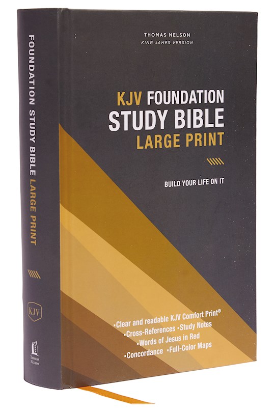 {=KJV Foundation Study Bible/Large Print (Comfort Print)-Hardcover Indexed}