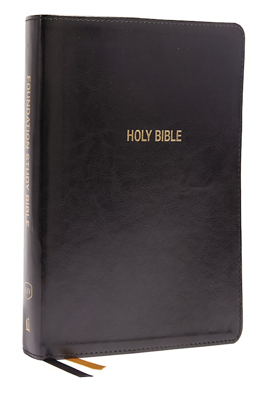 {=KJV Foundation Study Bible/Large Print (Comfort Print)-Black Leathersoft}