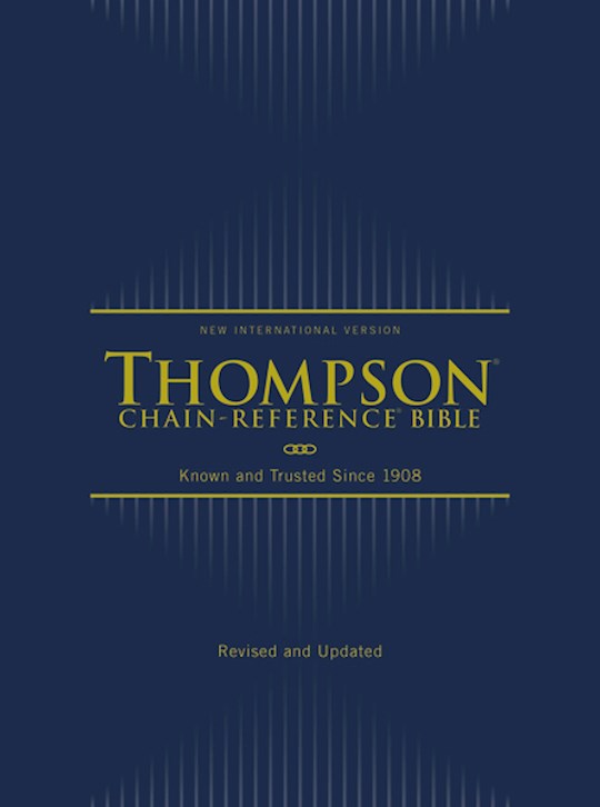 {=NIV Thompson Chain-Reference Bible (Comfort Print)-Navy Hardcover}