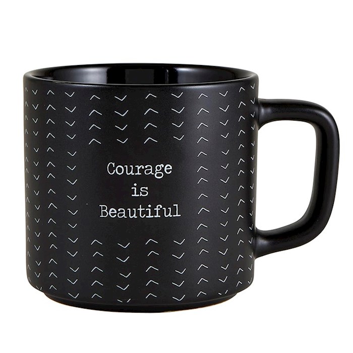 {=Stackable Mug-Courage Is Beautiful (14 Oz)}