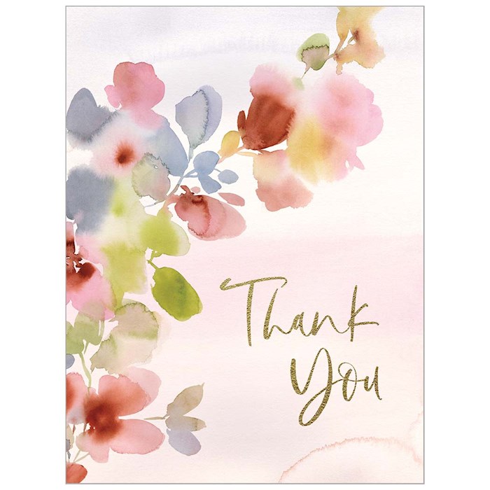{=Card-Boxed-Blank Note-Thank You (4" x 5.5") (Box Of 10)}
