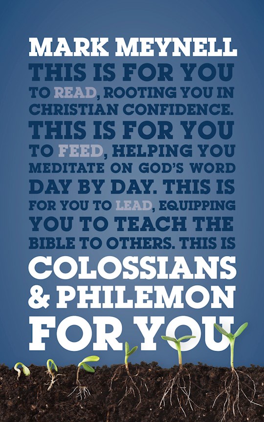 {=Colossians & Philemon For You}