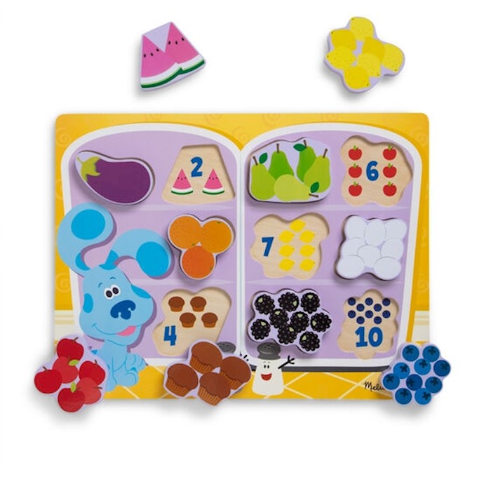 {=Blues Clues & You! Chunky Puzzle-Fridge Food (10 Pieces) (Ages 2+)}