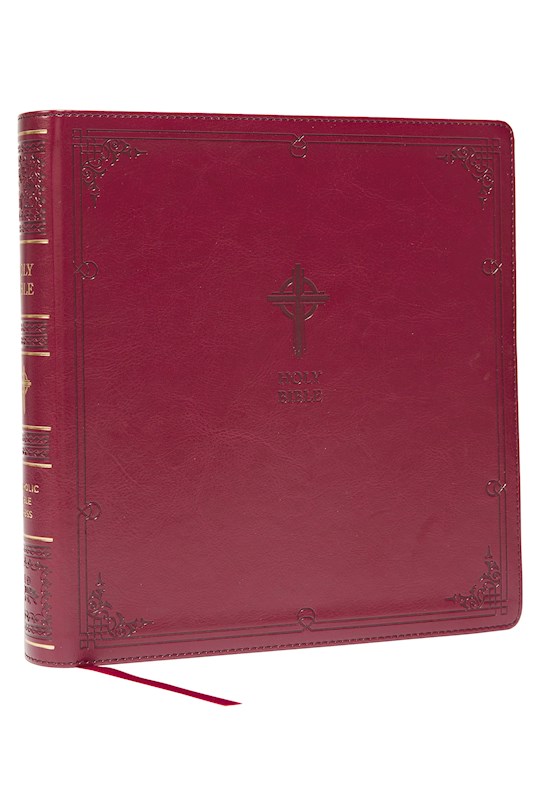 {=NABRE XL Catholic Edition (Comfort Print)-Burgundy Leathersoft}