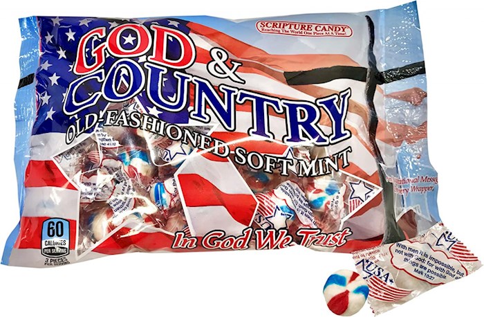 {=Candy-God & Country Old-Fashioned Soft Mint (10 Oz Bag)}